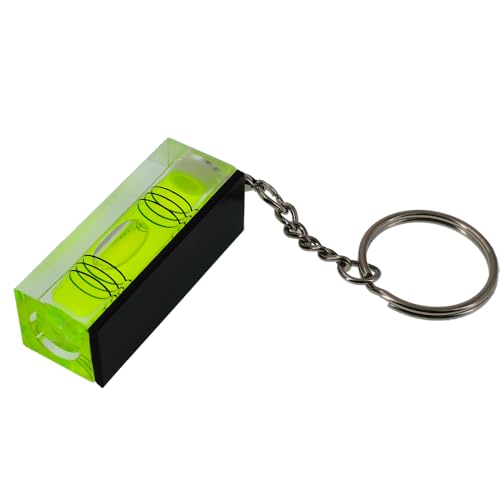 2 high-precision mini three line bubble level gauges, small household key hanging chain level ruler (magnetism, 44x15x17mm) - size: 44x15x17mm, style: magnetism