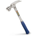 Estwing - ESTE324S Framing Hammer - 24 oz Long Handle Straight Rip Claw with Smooth Face & Shock Reduction Grip - E3-24S Silver - size: 24 oz, style: Smooth Face