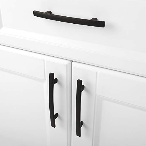 KOOFIZO 10 Pack 3-3/4 in Matte Black Cabinet Pull, Black Drawer Handle 1961 - color: Black, size: 3-3/4" CC