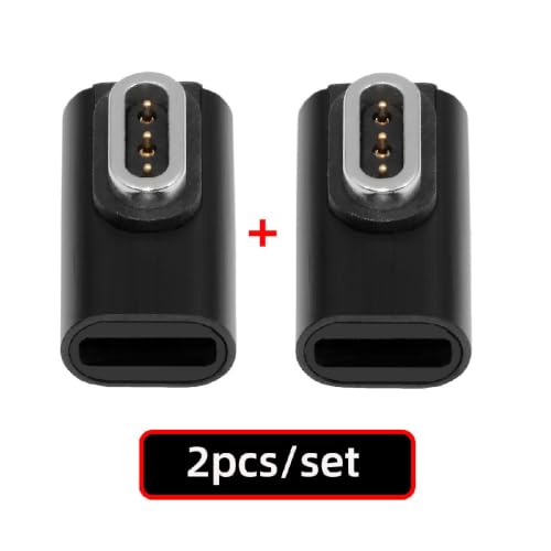 2pcs/lot USB Type-C to DC 5V 3-Pin Charging Adapter Compatible with Rokid AI Smart Glasses Style Smart Audio Sun Glasses - style: USB-C Female to 3Pin