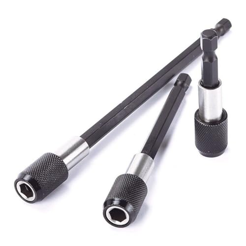 Magnetic Drill Bit Extension Set, Durable Steel Construction, Professional Tool Accessories for Home Improvement, Drill Accessories