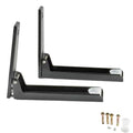 Microwave Wall Mount Shelf Bracket, Black