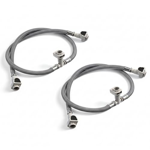 Enhon 2 Pack Replacement Hose Kit Compatible with Moen 114299 113016, Widespread Bathroom Sink Faucet Replacement Hose Kit Compatible with Duralock Connections, Easy No Tool Installation, Leakproof