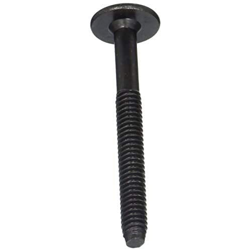 Hard to Find Fastener Black Joint Connector Bolts, Flat Hex Head Bolts for Furniture Construction, Cabinetry, Architecture, Home Improvement, DIY, 1/4"-20 x 1.97", Pack of 10
