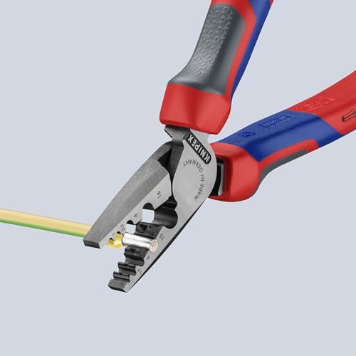 KNIPEX 97 72 180 Comfort Grip Crimping Pliers For Cable Links