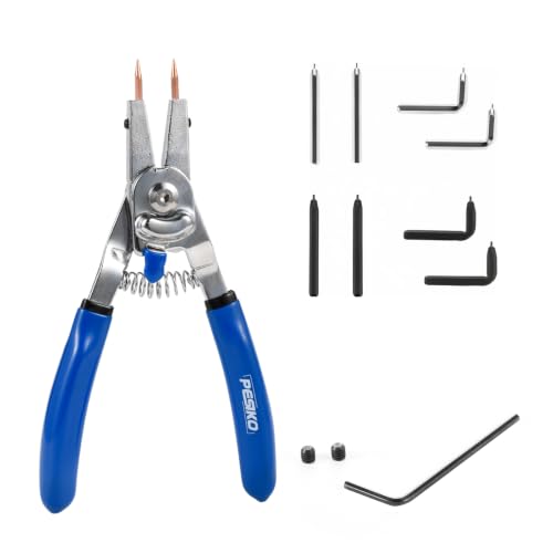 6-Inch Snap Ring Plier Internal/External with Interchangeable Tips - size: 6-Inch