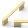 Amerdeco 10 Pack Brushed Gold Cabinet Pulls 3 Inch(76MM) Hole Centers Kitchen Cabinet Handles Cabinet Hardware Kitchen Handles for Cabinets Cupboard Handle Drawer Pulls ZH0060 - color: Brushed Gold, size: 3"/76mm Hole Center, style: 10 Pack