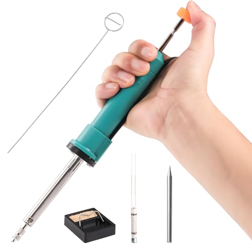 Electric Desoldering Pump & Soldering Iron Kit, 2-in-1 Solder Sucker Tool, 36W, Heatproof Handle, Desoldering Gun & Soldering Iron Combo for Electronic Repair & DIY Projects (EDS-92)