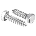 25 Pcs Hex Head Lag Screws 5/16" x1-1/4 SS 18-8 (304) Lag Bolts - color: Silver, size: 5/16"x1-1/4"