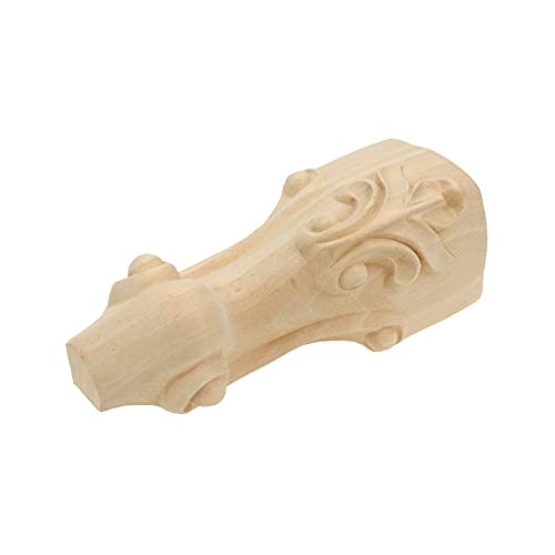 6" Height Unfinished Solid Wood Furniture Leg Replacement for Sofa