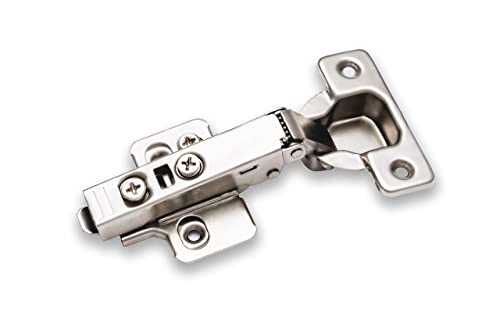 6-Pack Full Overlay Frameless Soft-Close European Hinges - size: 6 Pieces