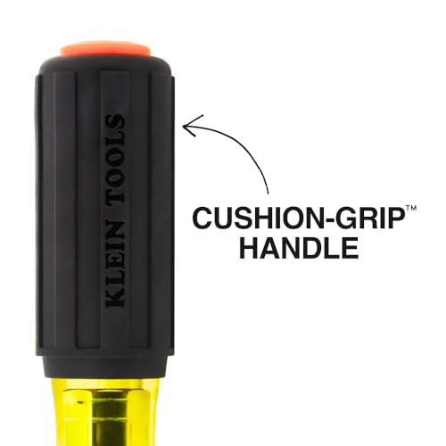 Klein Tools 65456 Hollow-Shaft Nut Driver Set, Heavy-Duty, Color-Coded Hex Sizes 1/4 to 9/16-Inch, Cushion-Grip Handles, 6-Piece - size: 6-Piece Set