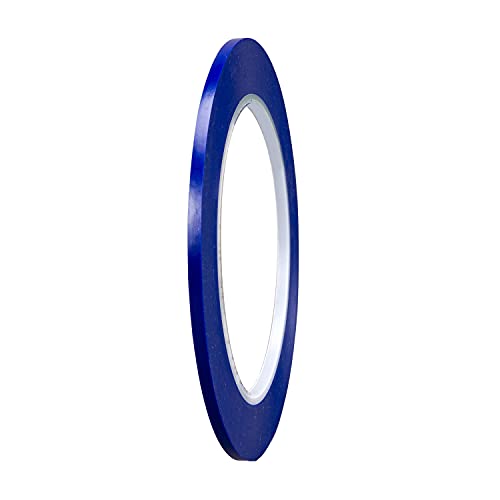 3M Vinyl Tape 471+, 1/8 in x 36 yd, Indigo, 1 Roll - size: 1/8 in x 36 yd