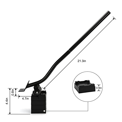 Furniture Moving Set for Hard Floor Surfaces, Move Heavy Furniture Quickly & Easily,(1 Lifter Tool & 4 Heightening Block) - size: Square