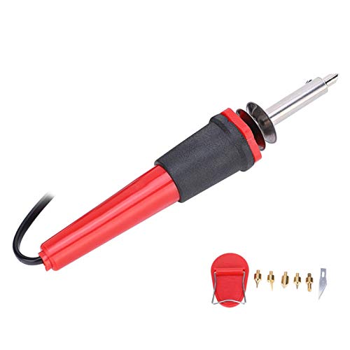 Soldering Iron Kit Wood Burning Tool, Piece Wood Burning Pen Set, Electric Soldering Iron Set Wood Burning Pen Engraving Carving Pyrography Tool 40W for DIY Enthusiasts(AC110V-US Plug)
