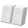 BESTTEN 10 Pack Oversized Toggle Light Switch Wall Plate - size: Toggle Oversize