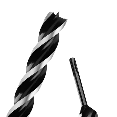 1-1/4" x 24" Auger Drill Bit with SDS Plus Shank for Wood - size: 1-1/4"x24"