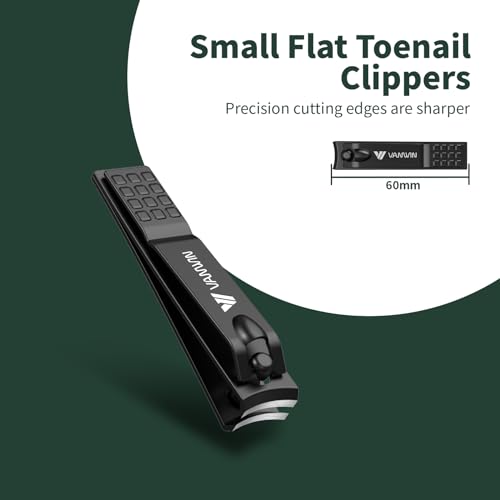 German Nail Clippers for Men VANWIN Nail Clipper Set 4-Pack Ultra Sharp, Matte Stainless Steel Fingernail & Toenail Clippers with Glass Nail File, Nail Cutter Stocking Stuffers for Men Women Black - size: 4-Pack