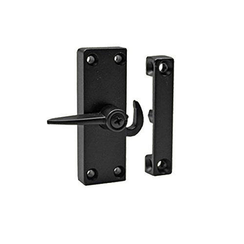 Prime-Line A 104 Die-Cast Sliding Screen Door Latch, Black - color: Matte Black