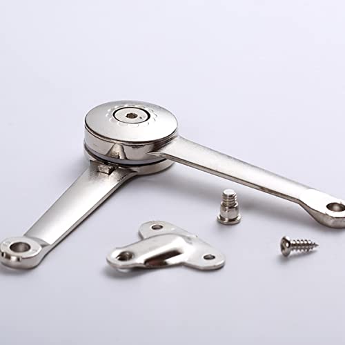 Qrity 2 PCS Adjustable Lift Up Stay Support Hinge - Bidirectional Operation - Support Up to 20KG - Opening Angle 75/90/110 (Pack of 2) - size: 2 PCS(New Version) (Pack of 2)
