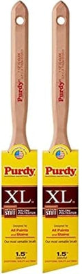1-1/2" Purdy 144152315 XL Glide Angled Sash Paint Brush, Tynex Orel (Pack of 2) - size: 1 Count (Pack of 2)