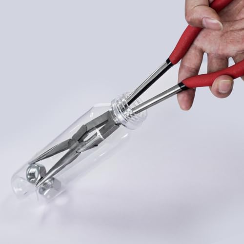 HAUTMEC Extra Long Needle Nose Pliers Set, 3PCS 13" Double Joint Long Reach Pliers, Circle Nose, Straight & 45° Bent Nose Plier, Extended Reach for Narrow Spaces, Automotive & DIY Repairs - color: 3pcs Double Joint Plier Set