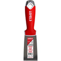 2" Soft-Grip Stainless Steel Drywall Joint Knife - LEVEL5 | Pro-Grade | Comfortable Finishing Hand Tool | Metal Hammer End | Sheetrock Gyprock Plasterboard Mud | 5-148 - size: 2"