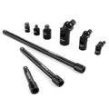 WORKPRO 9-Piece Impact Socket Extension Set, 1/4", 3/8" & 1/2" Drive, CR-V - style: 9PCS