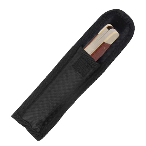 Carvin' 6in Traditional Folding Whittling Knife, Wood Carving tools with 1.5in Detail Blade, Sawcut Handle, Nickel Silver Bolsters, & Convenient Size for Carving, Camping, EDC, Woodworking Outdoor