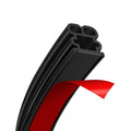 52.5Ft Car Door Seal Strip for Truck Car Weather Stripping Universal Self Adhesive Large Auto Door Soundproofing Weatherstrip for Pickup Truck SUV RV Boat - size: 52.5Ft