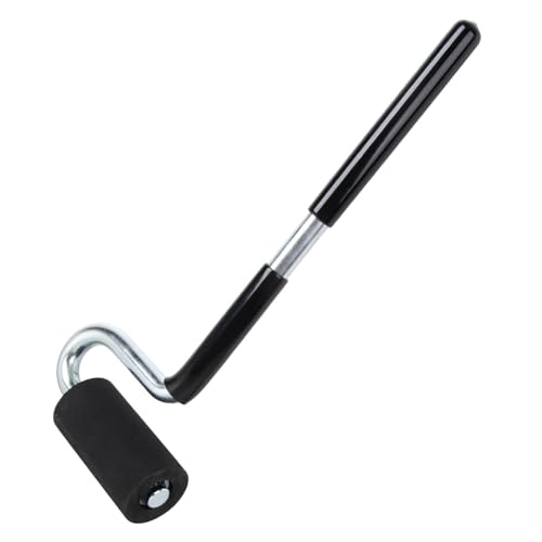 O'SKOOL 12" Edge Banding Roller – Rubber J Roller with Long Handle for Laminate, Veneer, Flooring, and Wall Applications, VAL006