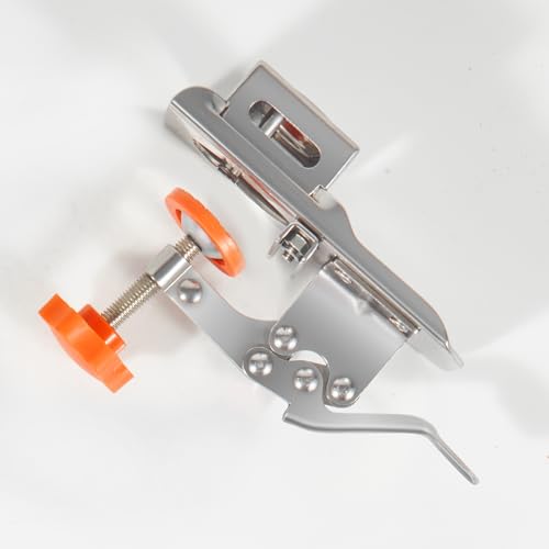 Imbot Metal Concealed Hinge Clamp Fixture Precision Locking Cabinet, Adjustable Punch Locator Positioning Tool Easy Cabinet Hinge Clamp for Woodworking Hardware Jig Installation Tool