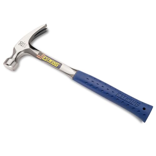 ESTWING 20 oz Framing Hammer, Forged Steel Hammer, Shock Reduction Grip - size: 20 oz (Ounces)