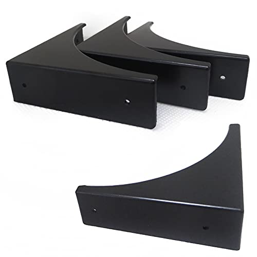 Corner Guard,glrovazas 4 Pcs Decorative Desk Box Corner Protector Desk Case Edge Cover Safety Guard Furniture Corner Bumpers Thickened Hardware for Jewrlry Box Cabinet（Black）