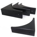 Corner Guard,glrovazas 4 Pcs Decorative Desk Box Corner Protector Desk Case Edge Cover Safety Guard Furniture Corner Bumpers Thickened Hardware for Jewrlry Box Cabinet（Black）