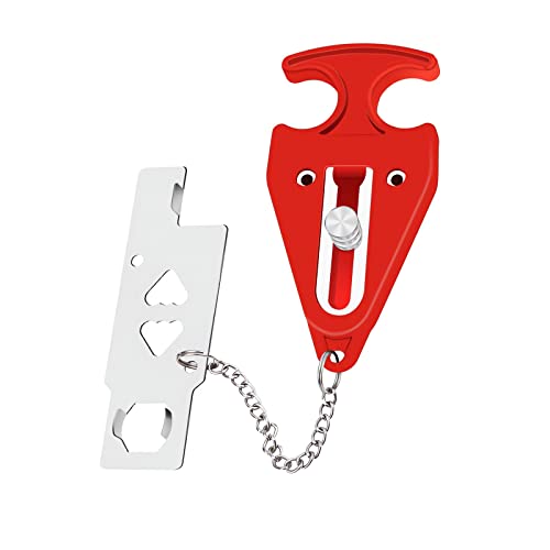 Portable Door Lock for Travel, No-Drill Hotel Security Lock -1 Pack - color: Lock 1Pack