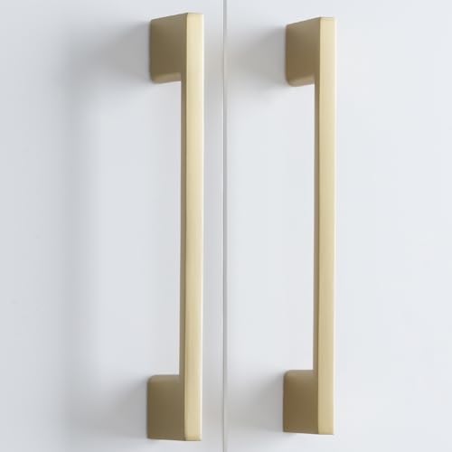 10 Pack 3 Inch(76mm) Cabinet Pulls Champagne Bronze Kitchen Cabinet Handles Zinc Alloy Drawer Pulls Solid Cabinet Hardware - color: Champagne Bronze, size: 3'' Hole Center(76mm)