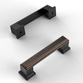 Amerdeco 10 Pack Oil Rubbed Bronze Cabinet Pulls 3" | Cabient Hardware Kitchen Cabinet Handles for Bathroom Drawer Pulls Dresser Pulls ZH0001 - color: Oil Rubbed Bronze, size: 3" hole center, style: 10 Pack