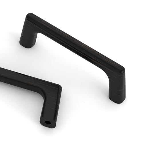 Asidrama 10 Pack 3 Inch(76mm) Oil Rubbed Bronze Cabinet Pulls Cabinet Handles Cupboard Handles Kitchen Cabinet Hardware for Cupboard Drawer Pulls - color: Oil Rubbed Bronze, size: 3" Hole Center, style: 10 Pack
