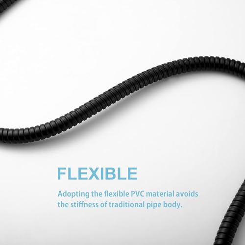 OFFO Shower Hose, Kink Free Stainless Steel Shower Hose Attachment Electroplating Handheld Shower Head Hose Flex Hoses Extension with Brass Insert & Nut for Pet Bathing Cleaning 80 in, Matte Black - color: Matte Black, size: 80 in