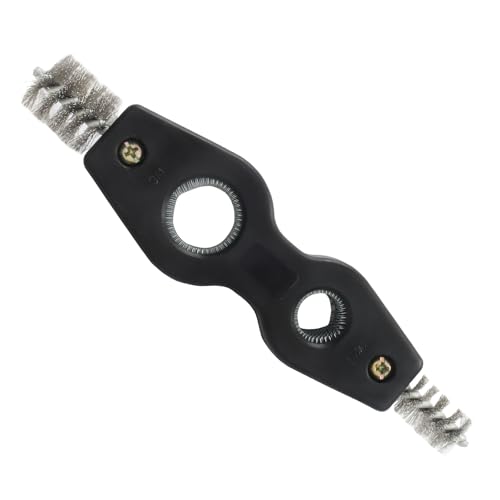 Hitefu 4-in-1 Copper Pipe Cleaner, Black - color: Black