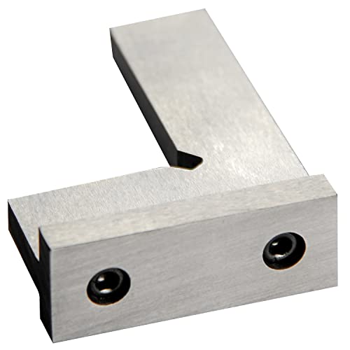Precision Machinist Square 2 Inch Engineer Square 90 Degree Right Angle Ruler Ground Hardened Steel with Seat 2 x 1.6 Inch - size: 2 x 1.6 inches