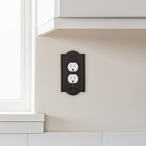 Nostalgic Warehouse Meadows Light Switch Cover Plate - color: Polished Brass, size: Outlet