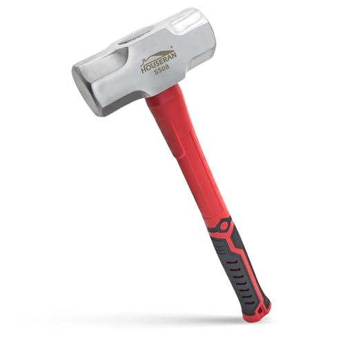 3 Lb Heavy Duty Sledgehammer, Non-Slip Rubber Grip - color: Sledge Hammer
