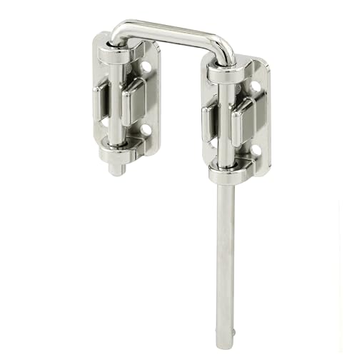 Prime-Line Patio Sliding Door Loop Lock, Child Safety & Security, Chrome - size: 2-1/8 in.