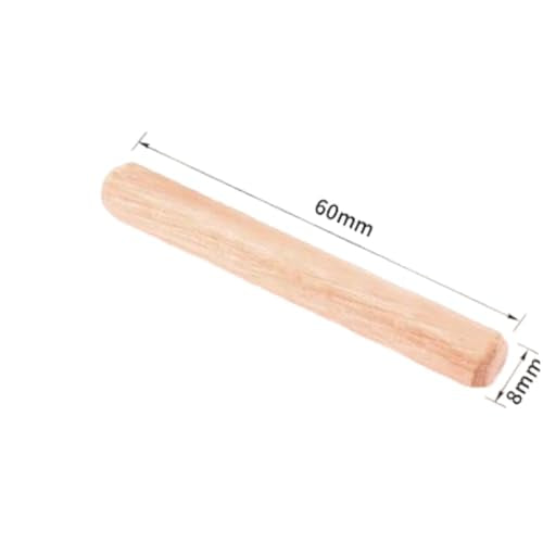 150Pcs Wooden Dowel Pins Kit 5/16" x 2-3/8Inch Small Fluted Wood Dowels Pegs Hardwood Pin for Furniture Woodworking Crafts - size: 8mm x 60mm - 150PCS