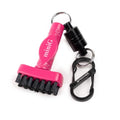 Grooveit Pink Mini Golf Brush The MiniG 'Dry Scrubber' Features A Detachable Magnet, Heavy-Duty Nylon Bristles, and 3-Yr Warranty - Used On All Professional Golf Tours - Golf Accessory of 2023 - color: Pink