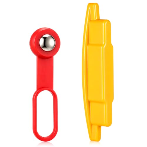 Konohan 2 Pcs Magnetic Stud Finder No Battery Required Heavy Duty Magnet Wall Scanner Portable Stud Locator Tool for Drywall Nails Screws Behind Walls for Home Improvement Mounting Projects
