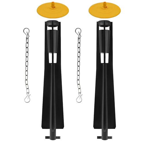 Canister Flush Valve Kit, Compatible with Kohler GP1229656, K-1188999, K-1188998, for AquaPiston, Includes Center Guide, Cap & Chain, Toilet Tank Repair (2 pcs) - color: 2 packs
