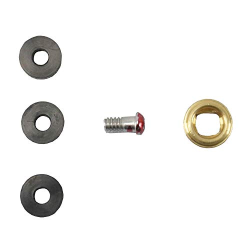Repair Kit for 4" or 8" Faucets, Rubbers, Screw and Copper Seat, HOT (Hot-Kit) - style: Hot-Kit